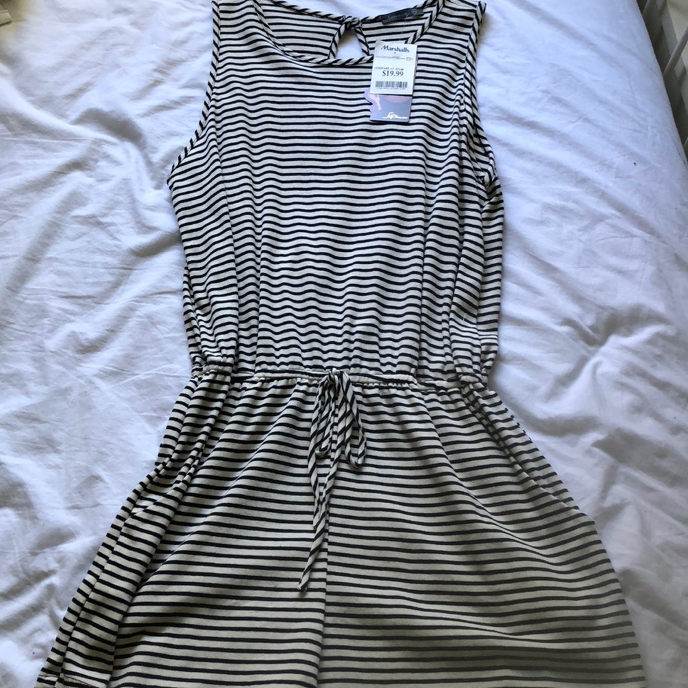 Soprano Striped Romper